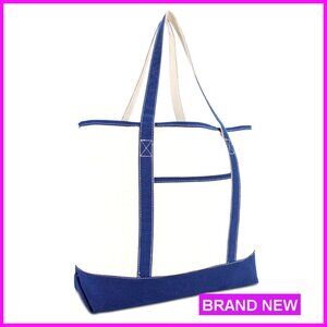 Large Canvas Tote Bag Heavy Duty Durable Reusable Shopping Grocery Bag